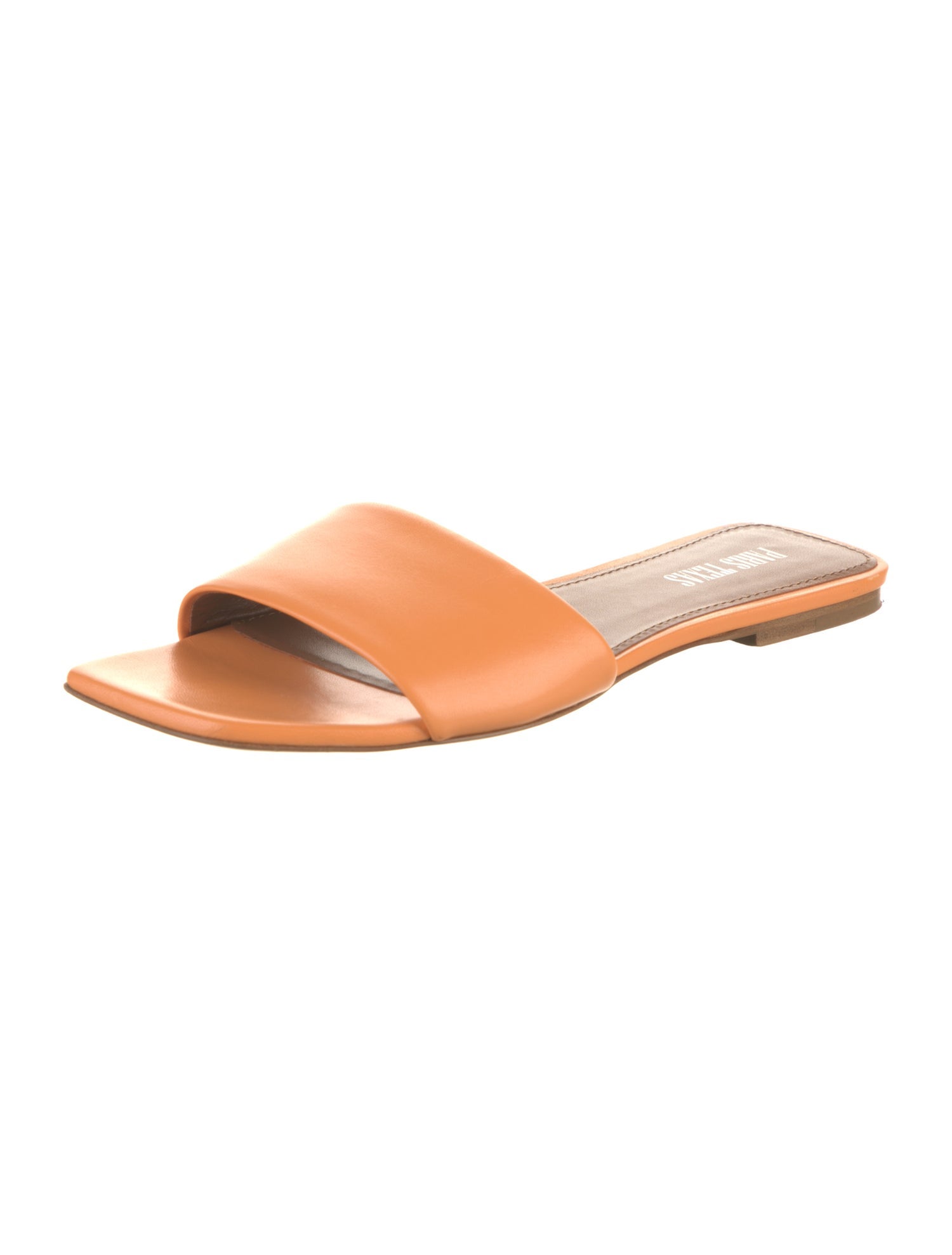 Paris Texas Leather Slides